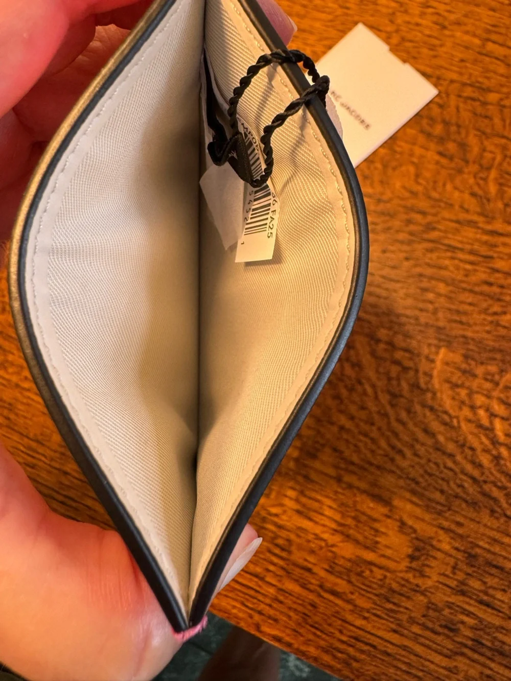 NWT Marc Jacobs Pink Saffiano Leather Card Case